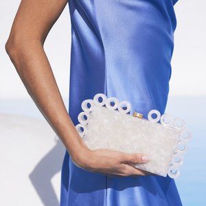 Cult Gaia Harlow Clutch - Pearl